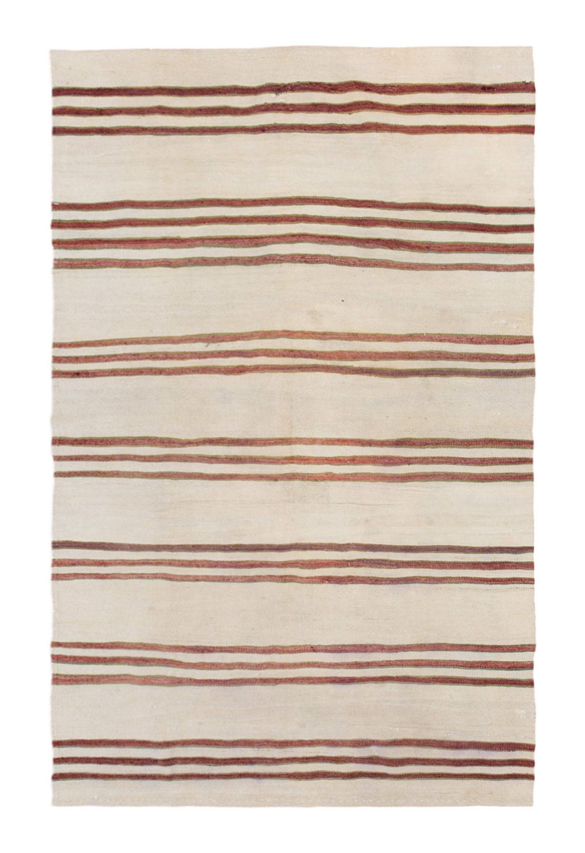 Neutral Turkish Kilim Rug – 4'9" x 7'10" (145 x 238 cm)