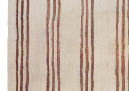 Neutral Turkish Kilim Rug – 4'9" x 7'10" (145 x 238 cm)