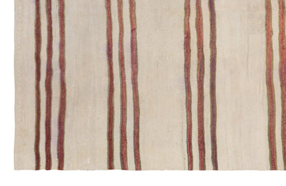 Neutral Turkish Kilim Rug – 4'9" x 7'10" (145 x 238 cm)