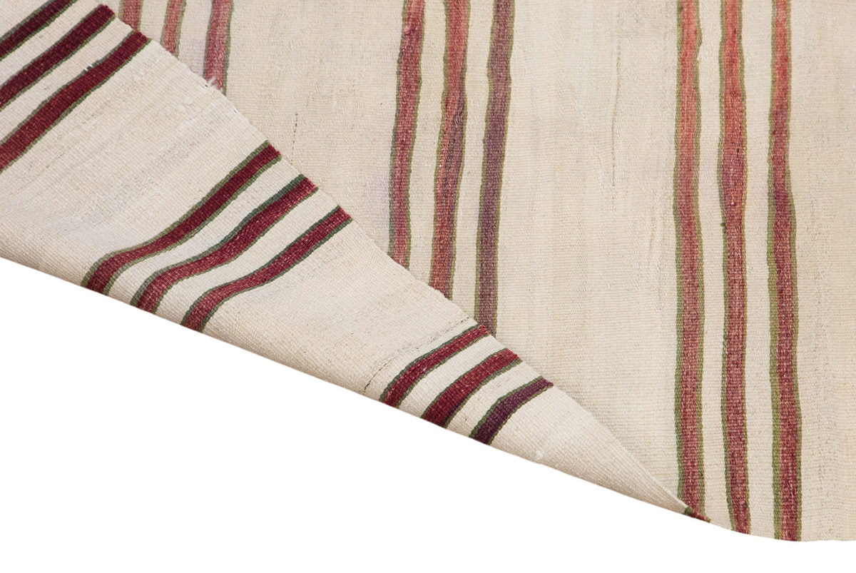 Neutral Turkish Kilim Rug – 4'9" x 7'10" (145 x 238 cm)