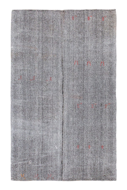 Neutral Turkish Kilim Rug – 5'11" x 9'0" (180 x 275 cm)
