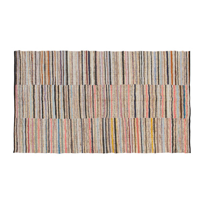 Neutral Turkish Kilim Rug – 6'3" x 10'5" (190 x 317 cm)