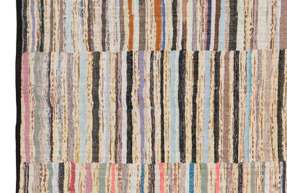 Neutral Turkish Kilim Rug – 6'3" x 10'5" (190 x 317 cm)