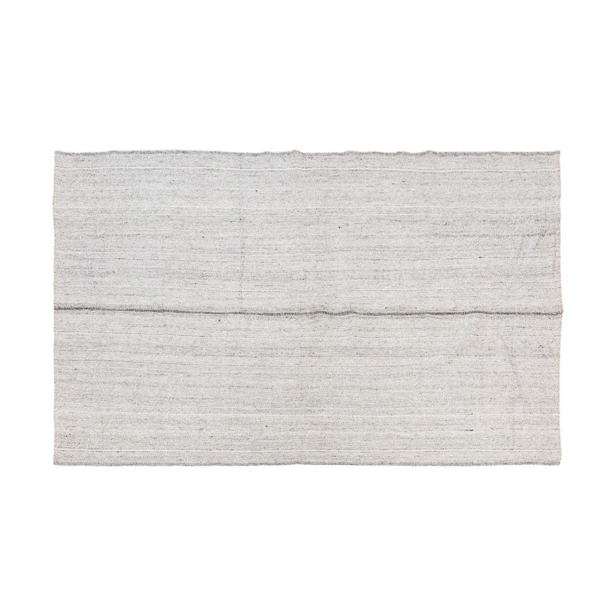 Neutral Turkish Kilim Rug – 7'1" x 8'10" (215 x 270 cm)