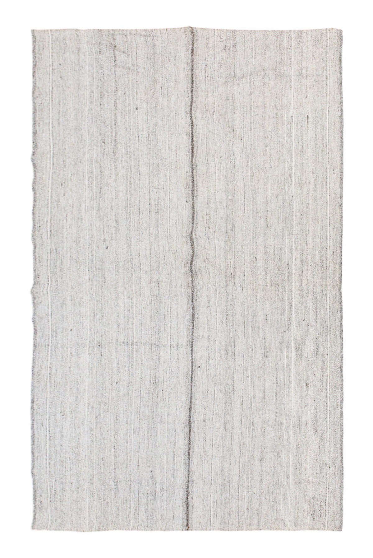 Neutral Turkish Kilim Rug – 7'1" x 8'10" (215 x 270 cm)