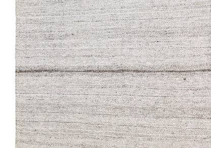 Neutral Turkish Kilim Rug – 7'1" x 8'10" (215 x 270 cm)