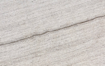 Neutral Turkish Kilim Rug – 7'1" x 8'10" (215 x 270 cm)