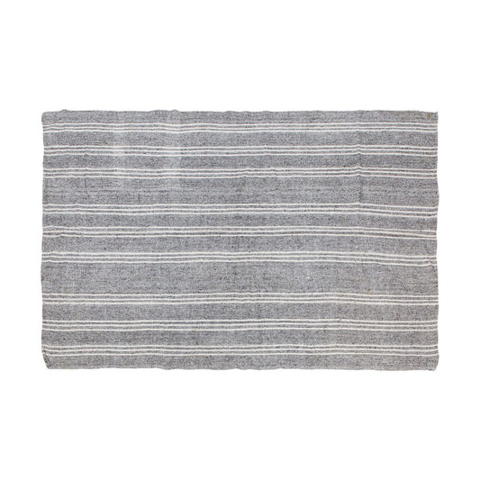 Neutral Turkish Kilim Rug – 7'5" x 10'6" (225 x 320 cm)