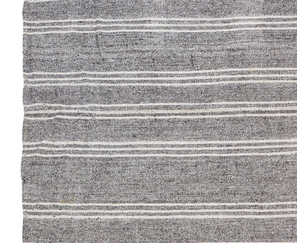 Neutral Turkish Kilim Rug – 7'5" x 10'6" (225 x 320 cm)