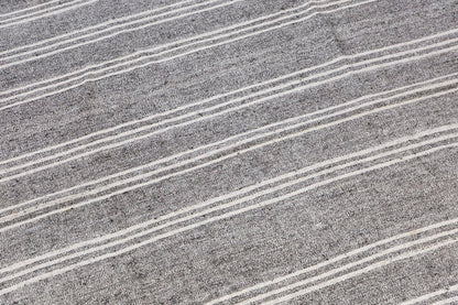 Neutral Turkish Kilim Rug – 7'5" x 10'6" (225 x 320 cm)