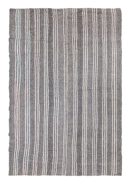 Neutral Turkish Kilim Rug – 7'9" x 10'6" (235 x 320 cm)