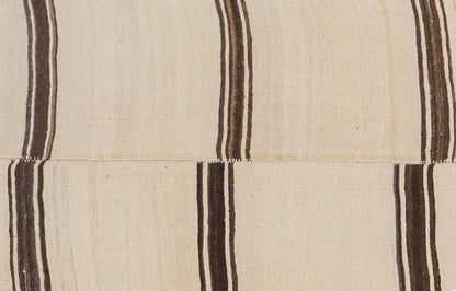 Neutral Turkish Kilim Runner – 4'2" x 13'5" (126 x 410 cm)