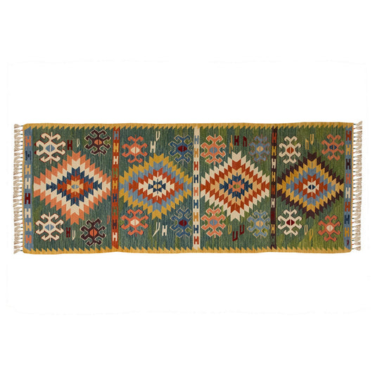 New Handmade Kilim 2'7 x 6'8 feet 80 x 204 cm