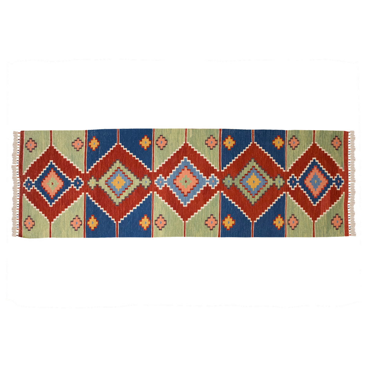 New Handmade Kilim 2'9 x 7'9 feet 84 x 237 cm