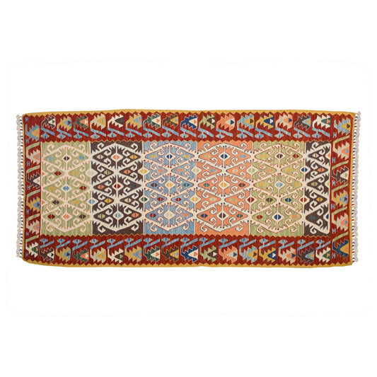 New Handmade Kilim 3'1 x 7'3 feet 95 x 220 cm