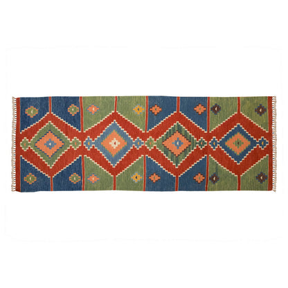 New Handmade Kilim 3'2 x 7'6 feet 97 x 228 cm