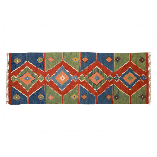 New Handmade Kilim 3'2 x 7'6 feet 97 x 228 cm