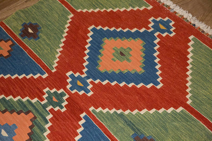 New Handmade Kilim 3'2 x 7'6 feet 97 x 228 cm