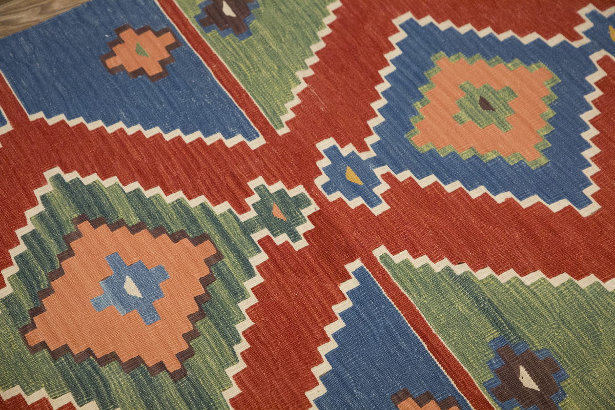New Handmade Kilim 3'2 x 7'6 feet 97 x 228 cm
