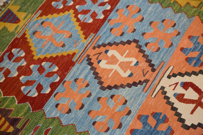 New Handmade Kilim 3'2 x 7'7 feet 96 x 230 cm