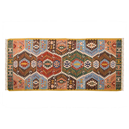 New Handmade Kilim 3'3 x 6'9 feet 98 x 205 cm