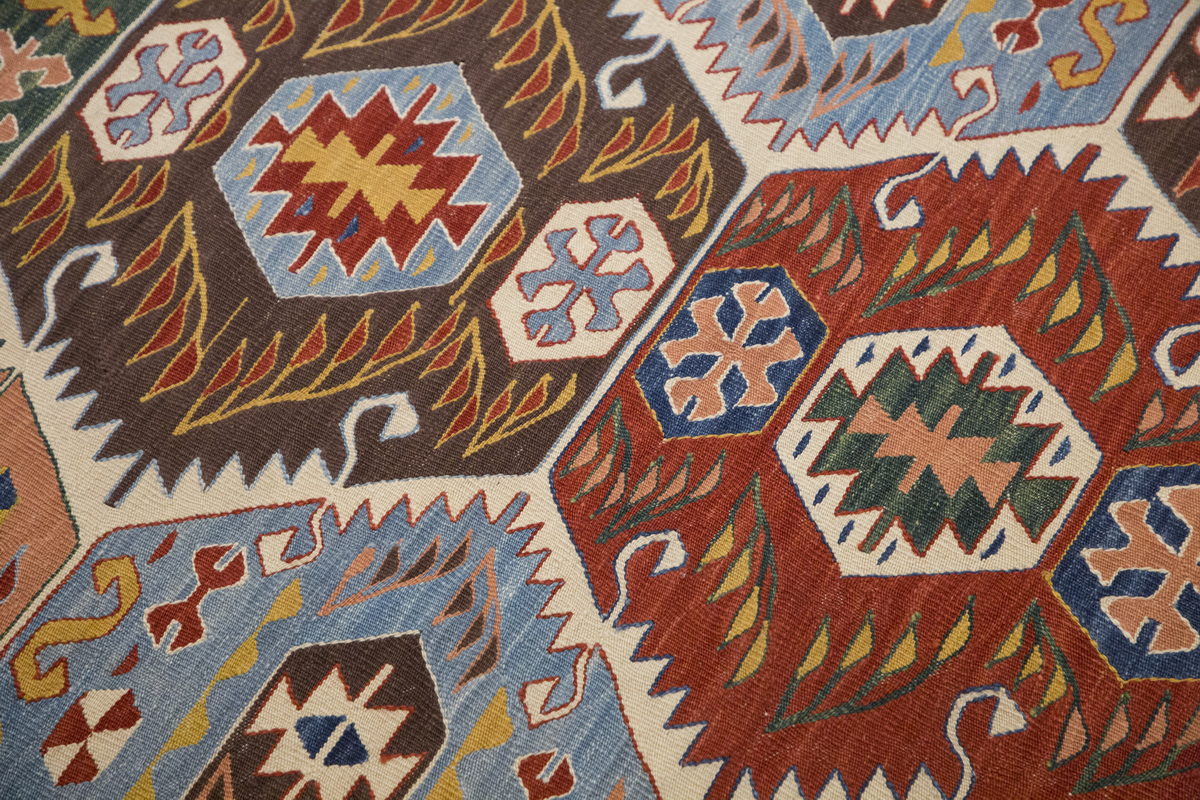 New Handmade Kilim 3'3 x 6'9 feet 98 x 205 cm