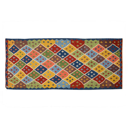 New Handmade Kilim 3'3 x 7 feet 100 x 208 cm