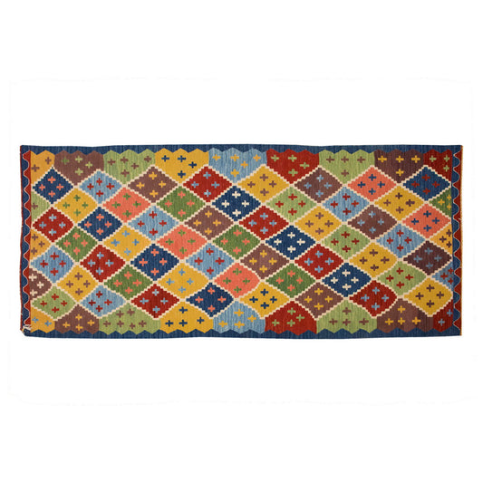 New Handmade Kilim 3'3 x 7 feet 100 x 208 cm