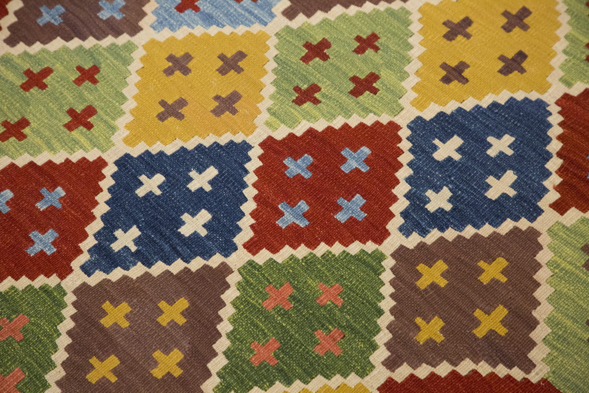 New Handmade Kilim 3'3 x 7 feet 100 x 208 cm