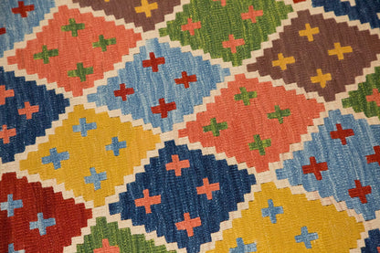 New Handmade Kilim 3'3 x 7 feet 100 x 208 cm