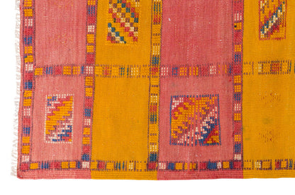 Vintage Handmade Kilim 3'6 x 6'2 feet 107 x 187 cm