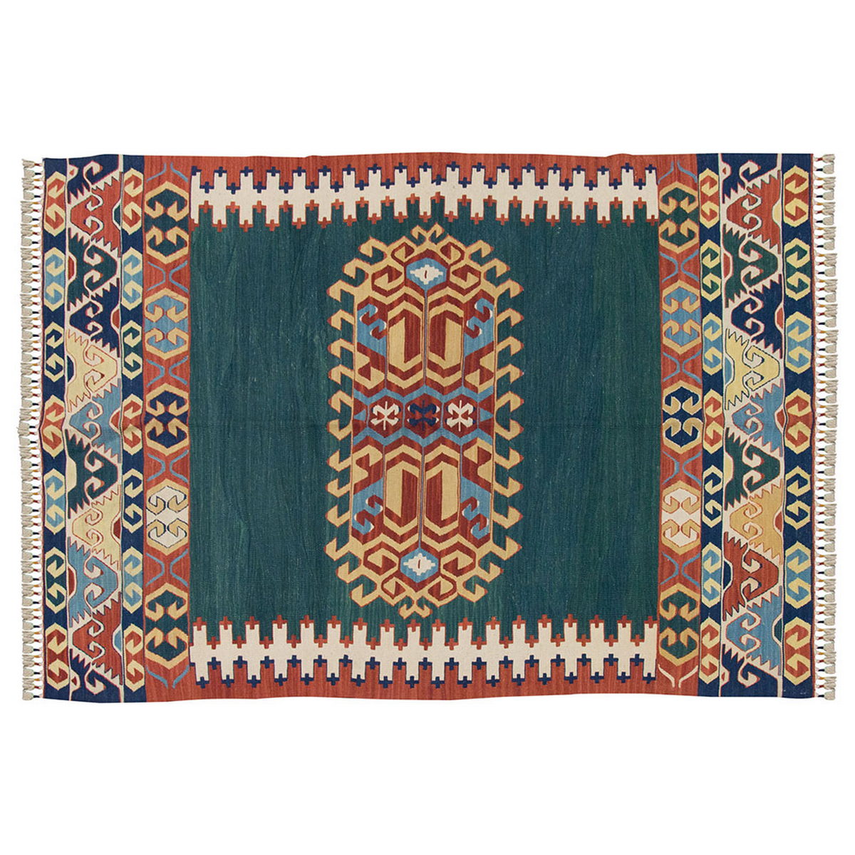 New Handmade Kilim 3'8 x 5'4 feet 113 x 162 cm