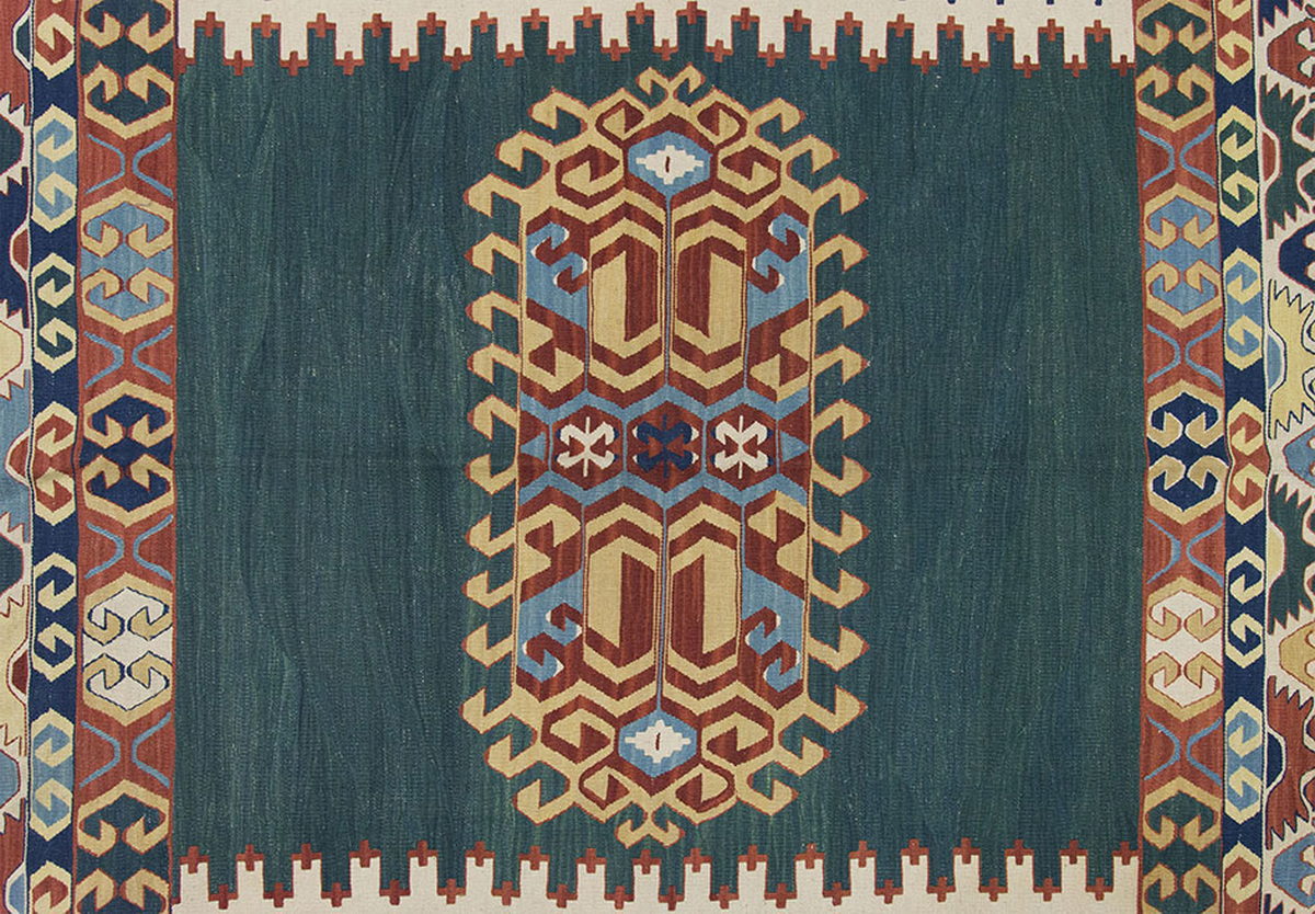 New Handmade Kilim 3'8 x 5'4 feet 113 x 162 cm
