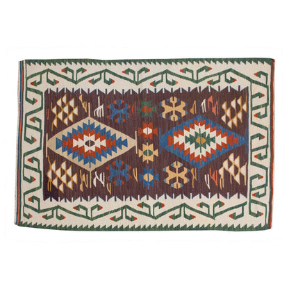 New Handmade Kilim 3 x 4'8 feet 90 x 141 cm
