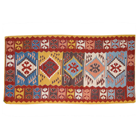 New Handmade Kilim 3 x 5'3 feet 92 x 161 cm