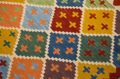 New Handmade Kilim 3 x 6'3 feet 87 x 190 cm