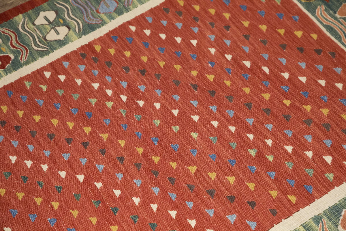 New Handmade Kilim 3 x 6'5 feet 90 x 195 cm