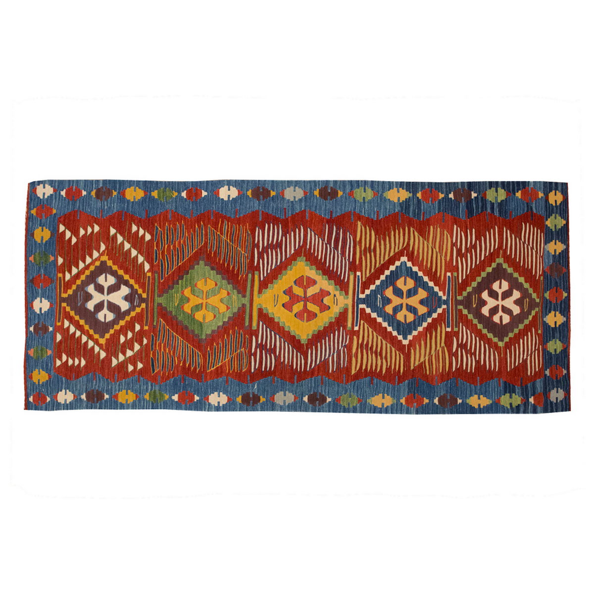 New Handmade Kilim 3 x 6'7 feet 89 x 201 cm
