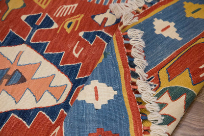 New Handmade Kilim 3 x 6'7 feet 90 x 200 cm
