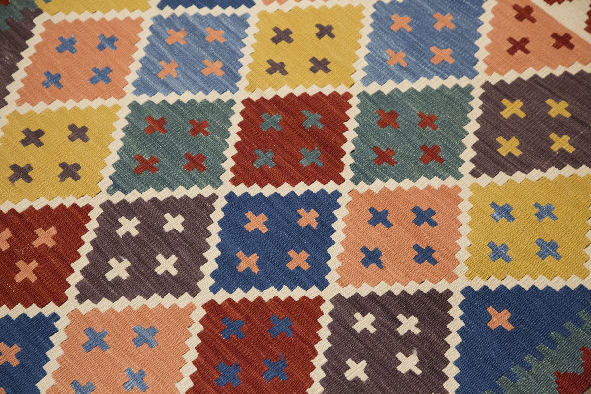 New Handmade Kilim 3 x 6'9 feet 92 x 205 cm