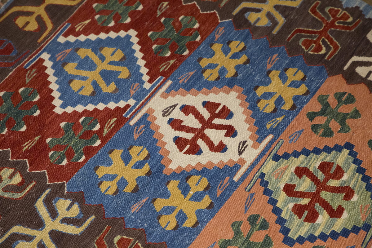New Handmade Kilim 3 x 6'9 feet 92 x 207 cm