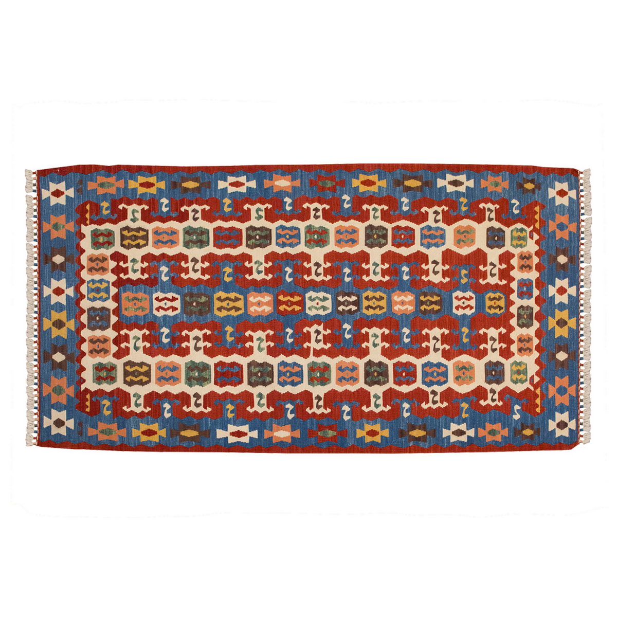 New Handmade Kilim 3 x 6 feet 1 x 180 cm