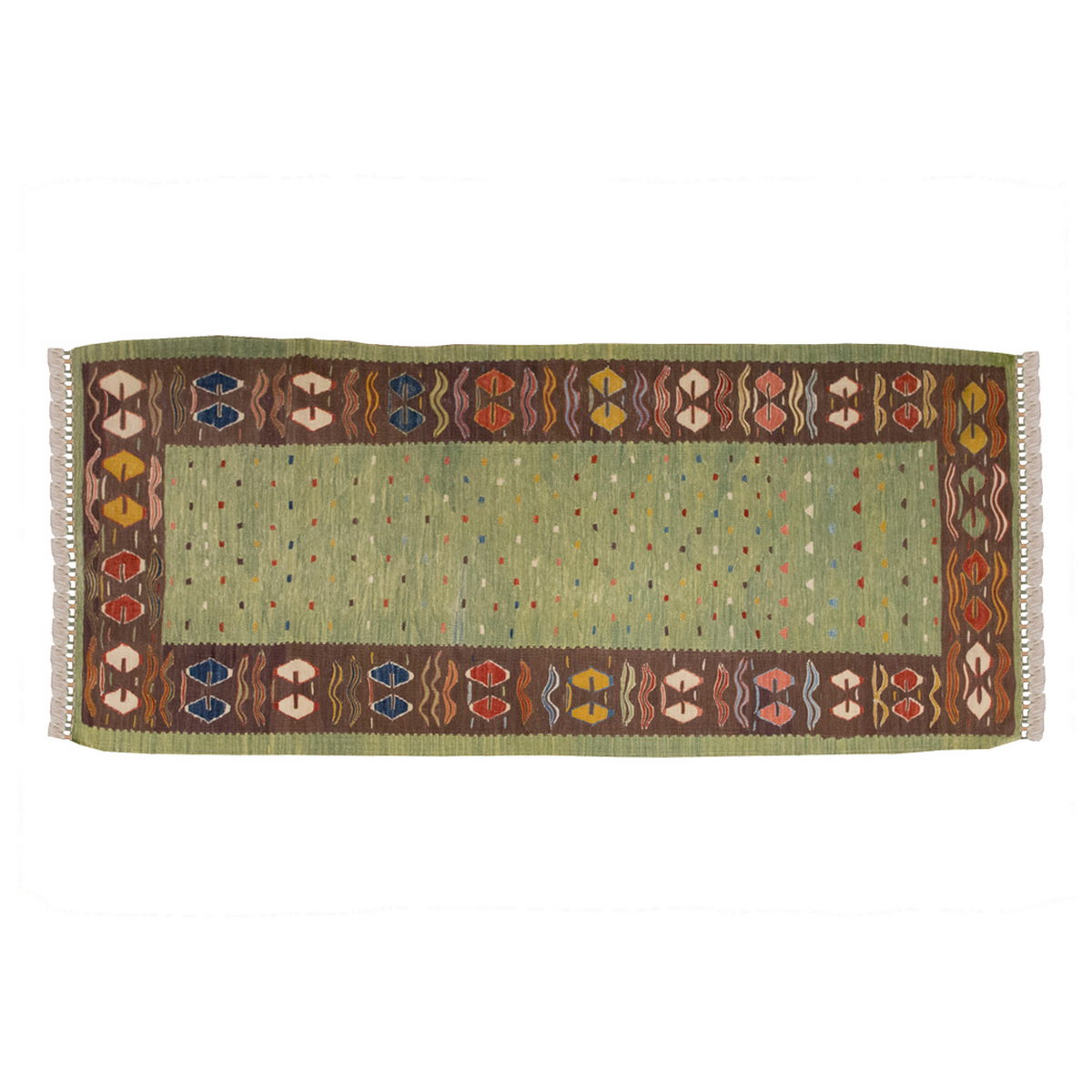 New Handmade Kilim 3 x 6 feet 88 x 185 cm
