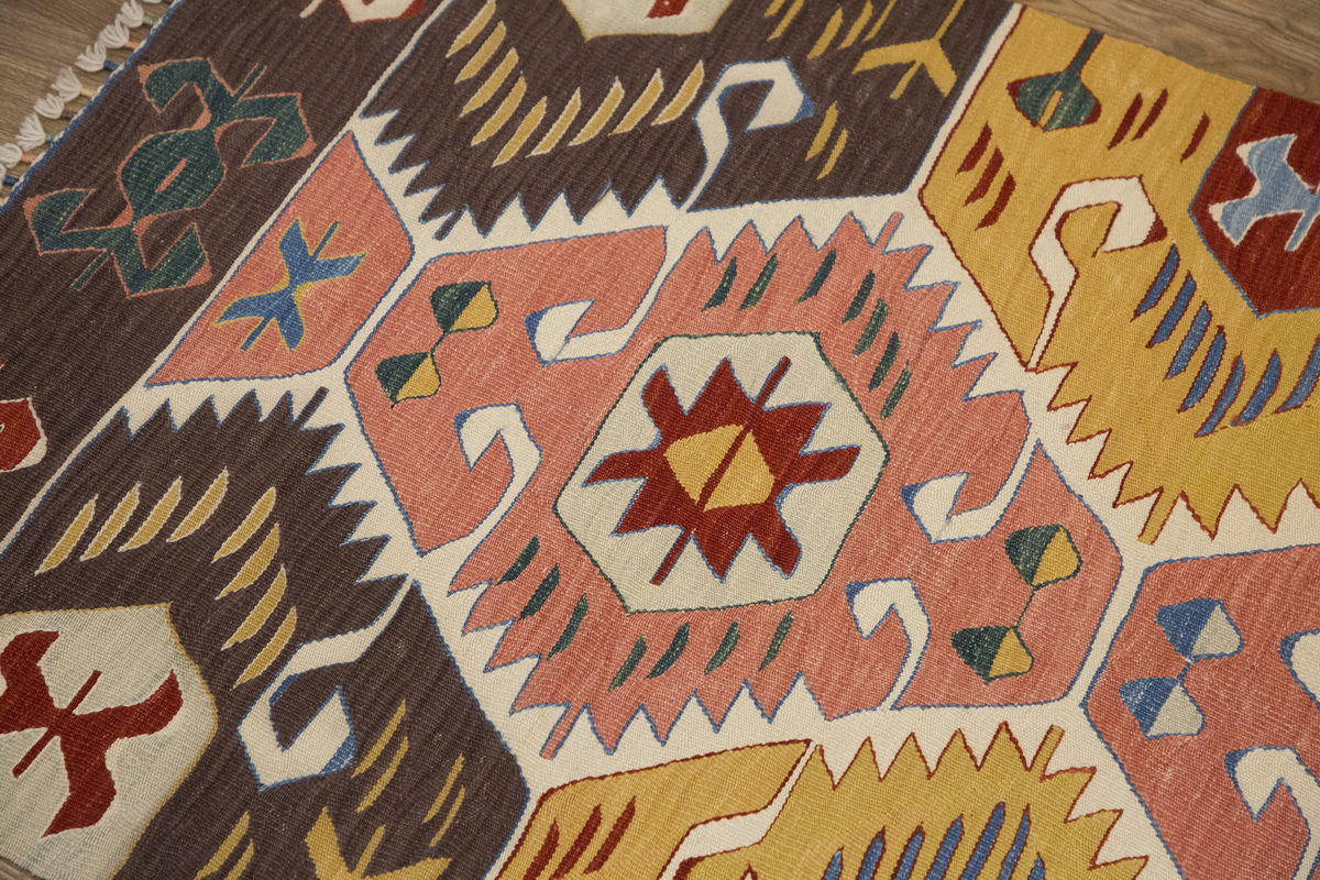 New Handmade Kilim 3 x 7'1 feet 90 x 217 cm