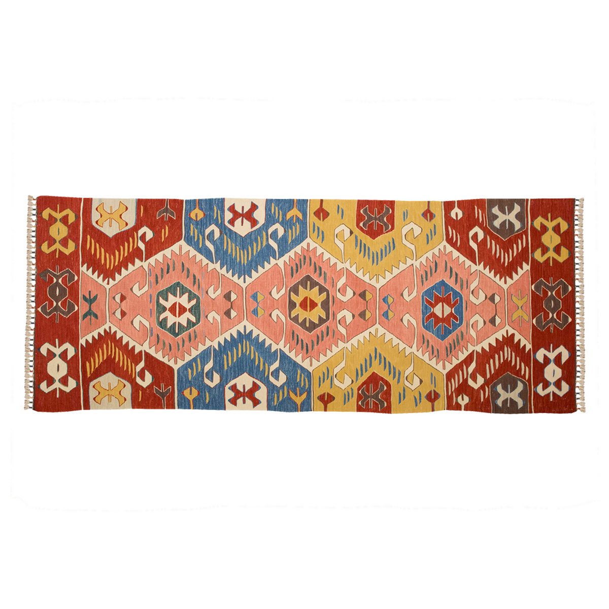 New Handmade Kilim 3 x 7'3 feet 91 x 220 cm