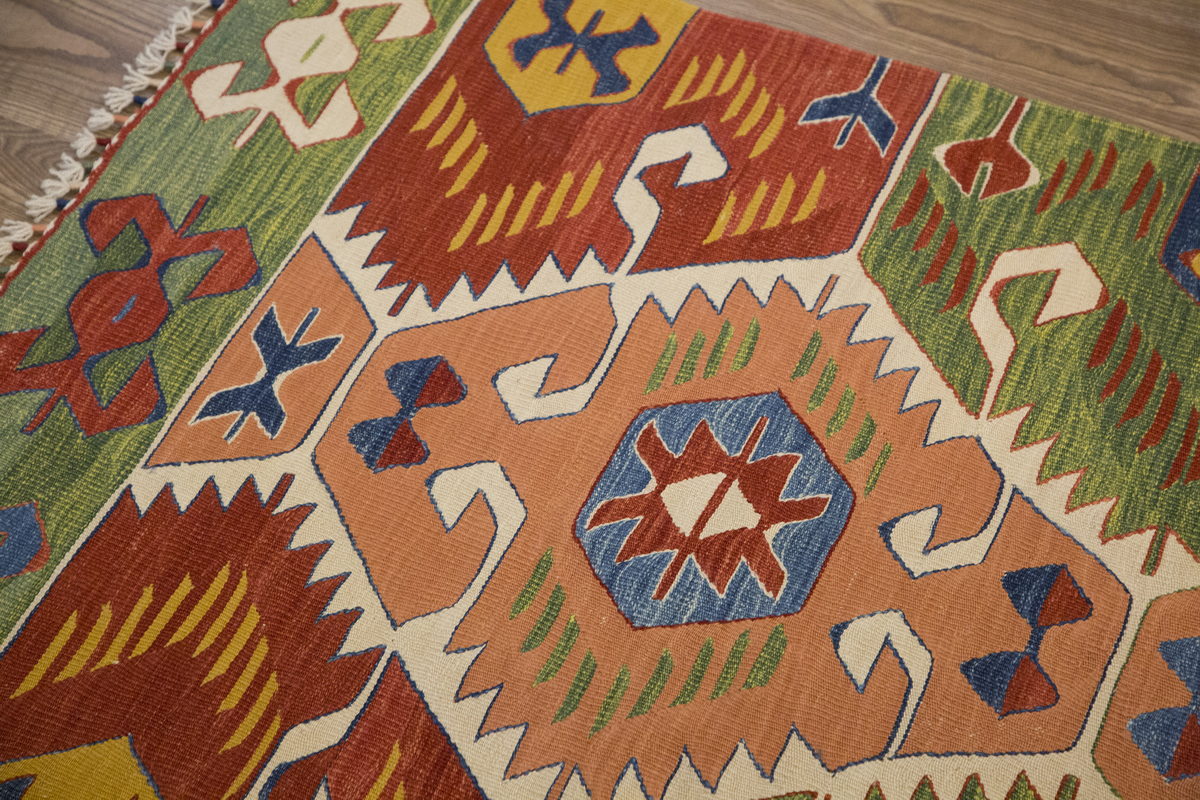 New Handmade Kilim 3 x 7'7 feet 91 x 232 cm