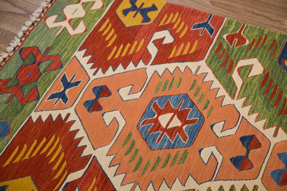 New Handmade Kilim 3 x 7'7 feet 91 x 232 cm