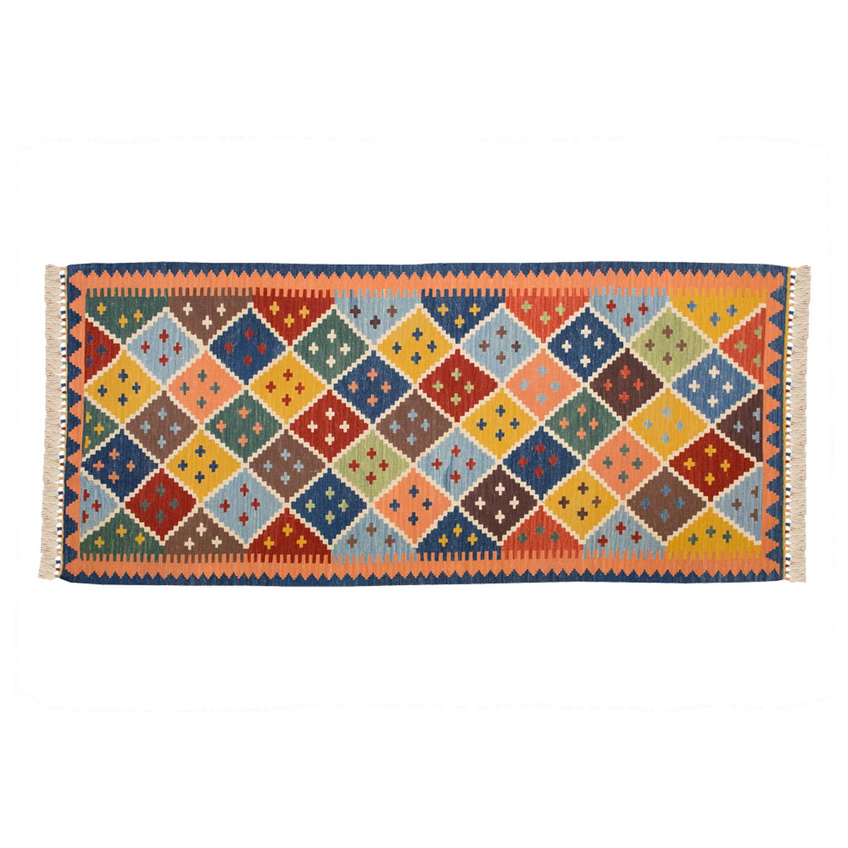 New Handmade Kilim 3 x 7 feet 89 x 209 cm
