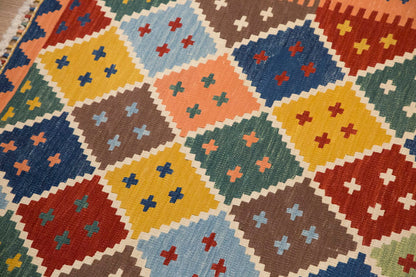 New Handmade Kilim 3 x 7 feet 89 x 209 cm