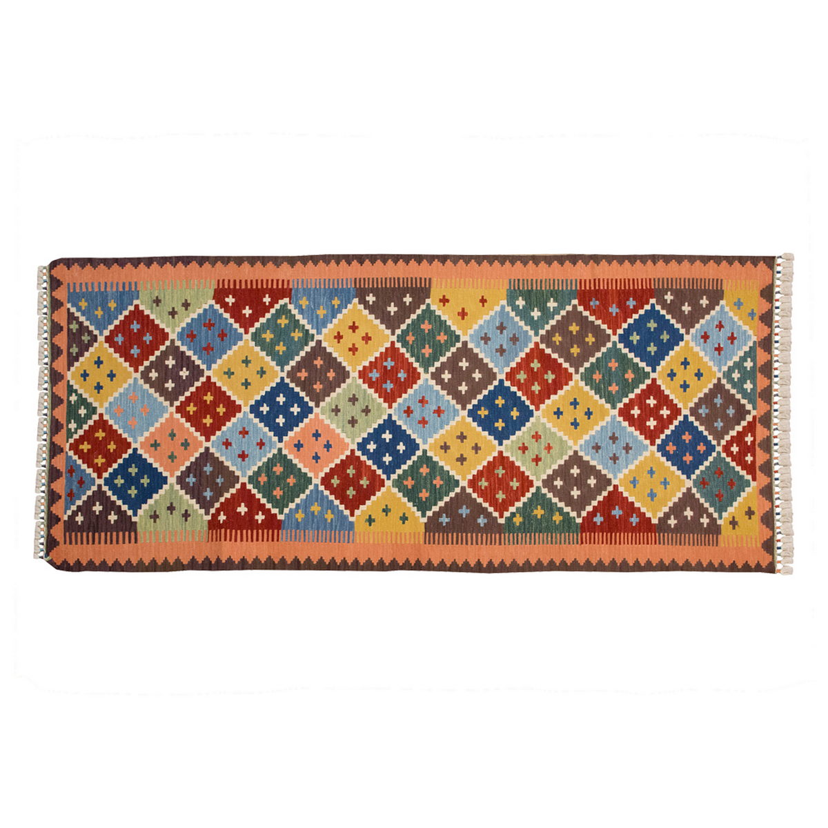 New Handmade Kilim 3 x 7 feet 90 x 211 cm